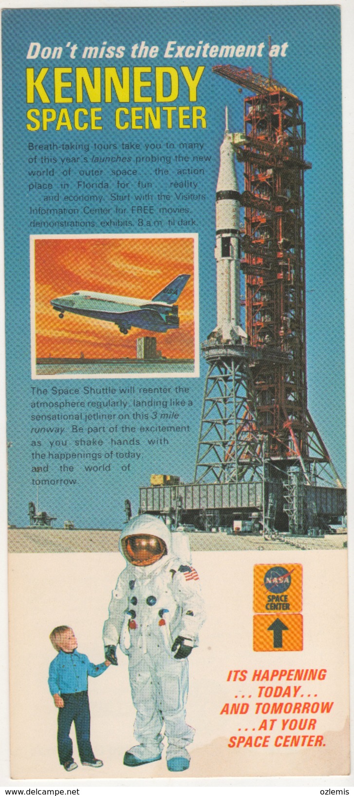 KENNEDY SPACE CENTER  BROCHURES NASA TOURE OPERATED BY TWA - Advertenties