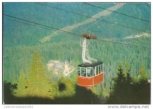 59820- SINAIA SKI RESORT, THE CABLE CAR, TRANSPORTS - Altri & Non Classificati