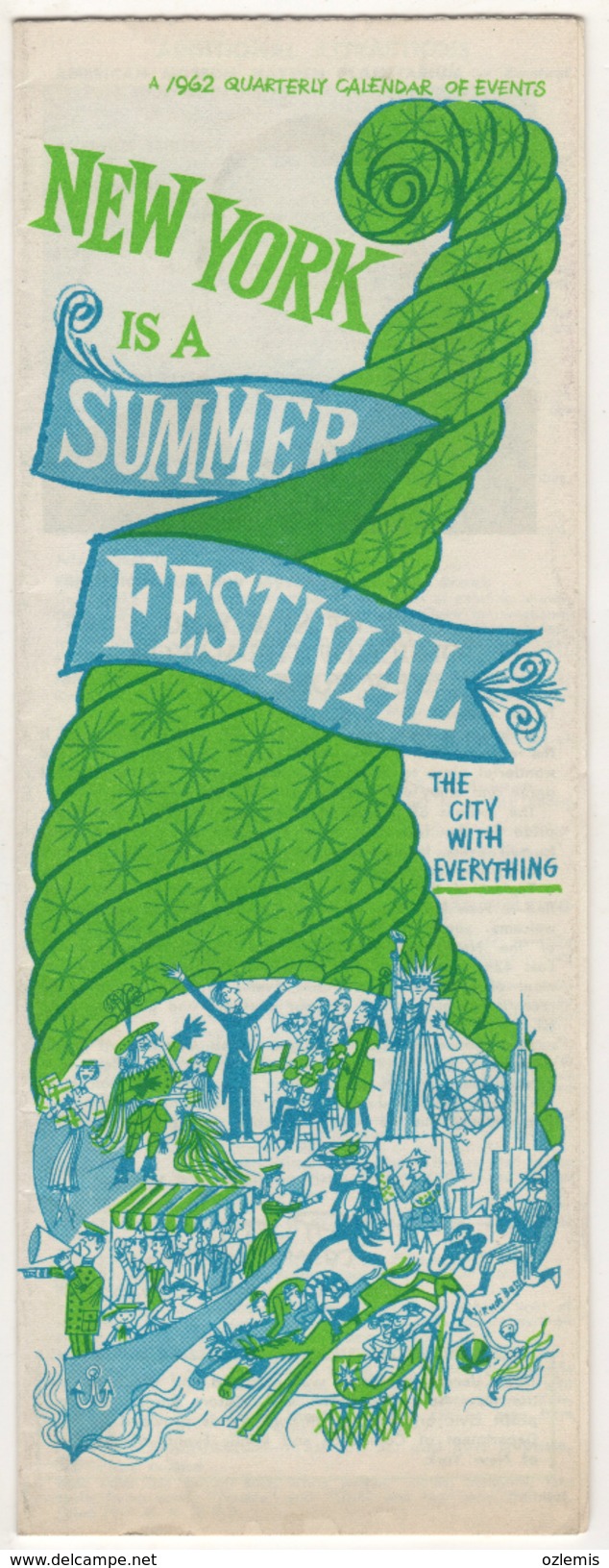 NEW YORK IS A SUMMER FESTIVAL 1962  GUIDE - 1950-oggi