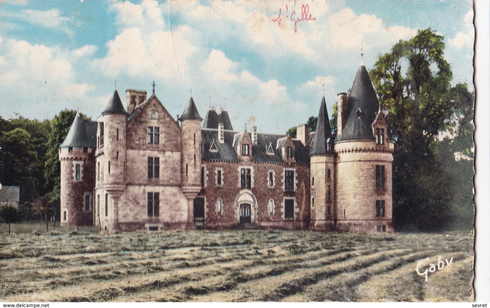 SAINT-GILLES-VIEUX-MARCHE. - Le Château De Quélennec. CPSM 9x14 - Saint-Gilles-Vieux-Marché