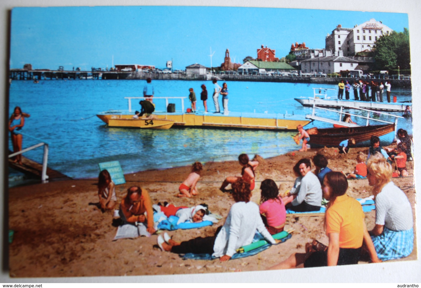 CPSM Swanage La Plage Animée - Swanage