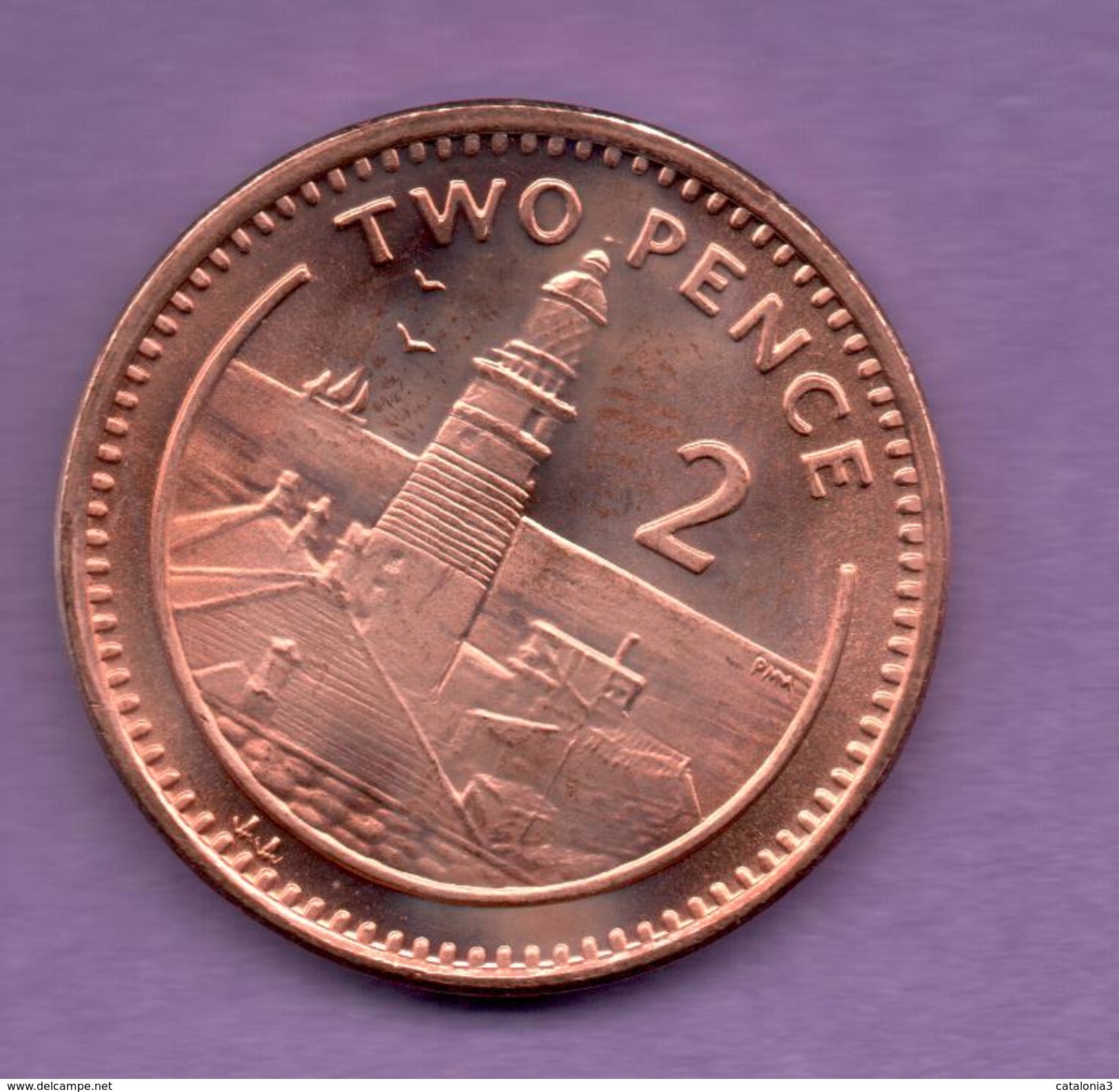 GIBRALTAR - 2 PENCE 2000 - Gibilterra