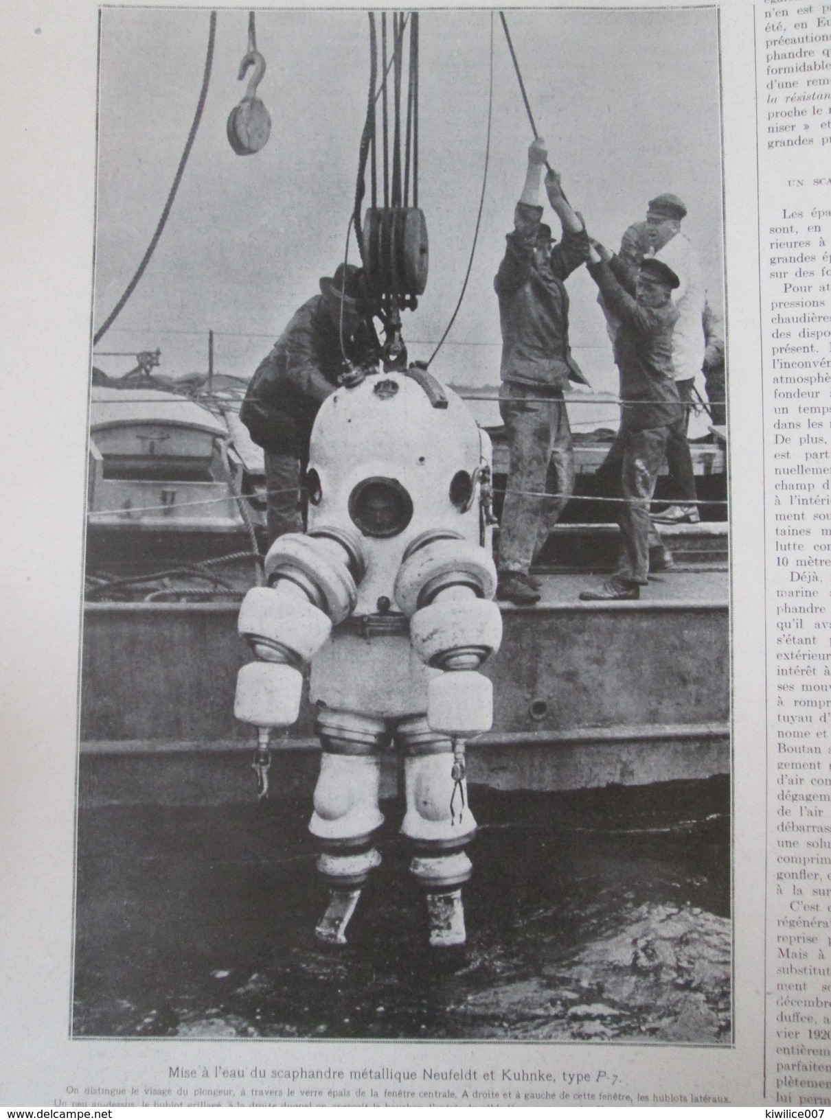 A La Recherche Des EPAVES Sous-marines  épave Scaphandrier  Plongée   Scaphandre  1926 - Non Classés