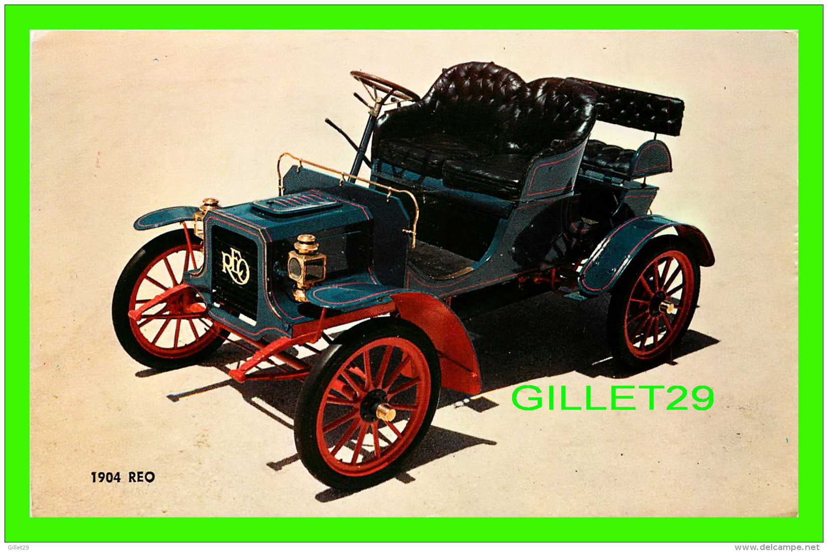 CAR, VOITURES DE TOURISME - 1904 REO  - PUBLICITÉ DE SIROIS AUTOMOBILES LTÉE DE TROIS-RIVIÈRES - CIRCULÉ EN 1971 - Voitures De Tourisme