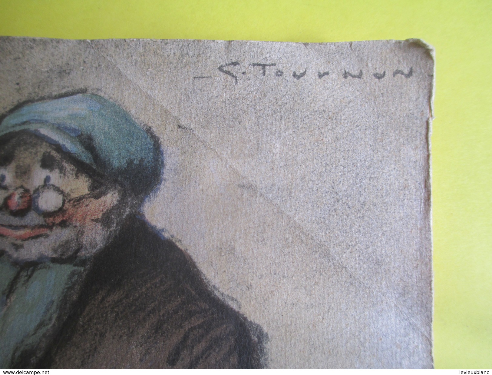 Dessin Rehaussé Pastel , Fusain Et Craie/Oeuvre Originale/Georges TOURNON/Artiste Parisien/entre 1920 Et 1940    GRAV226 - Dibujos