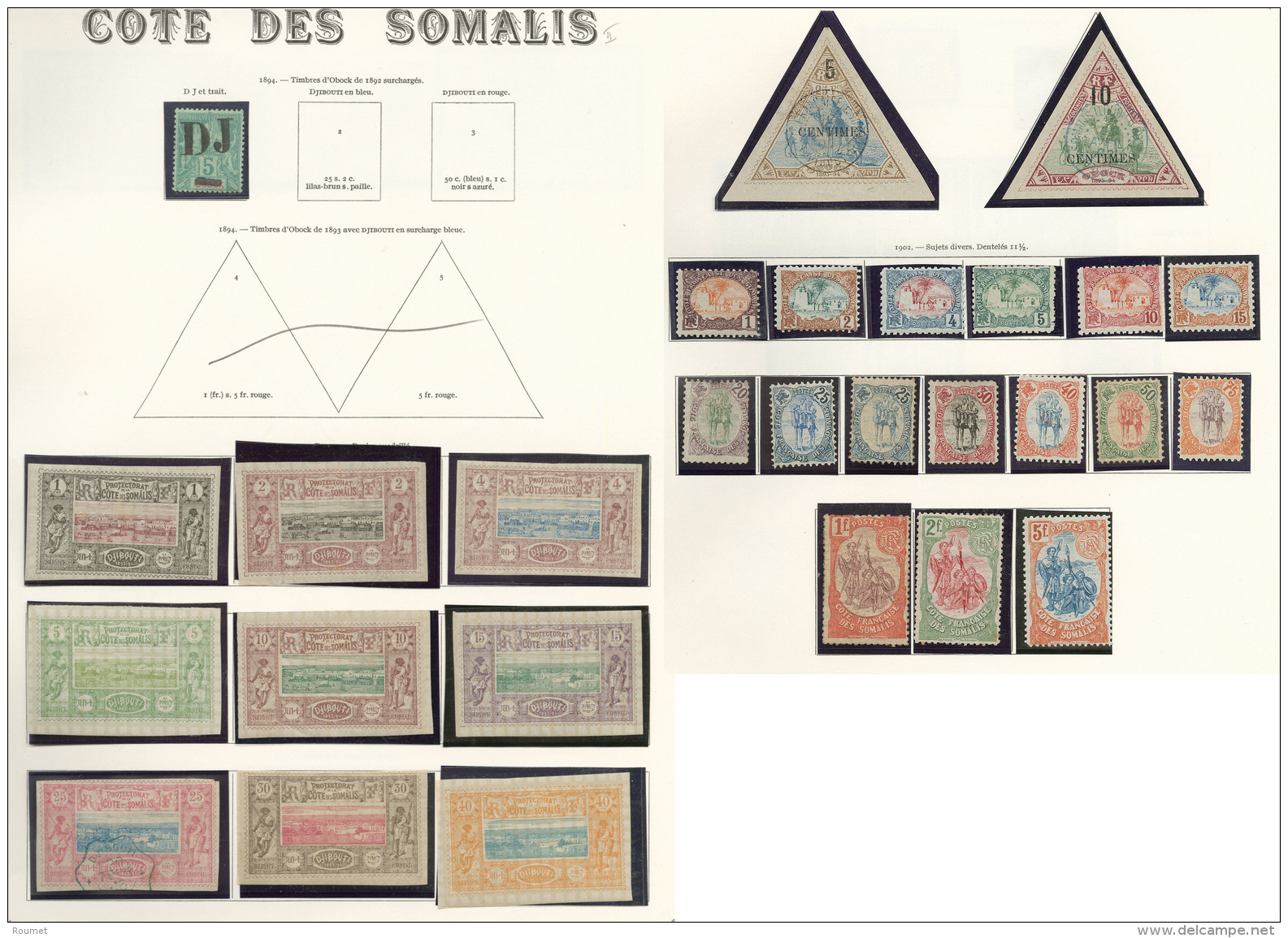 Collection. 1894-1965 (Poste, PA, Taxe), Des Valeurs Moyennes Et S&eacute;ries Compl&egrave;tes, Des Doubles Obl Et Qqs - Andere & Zonder Classificatie