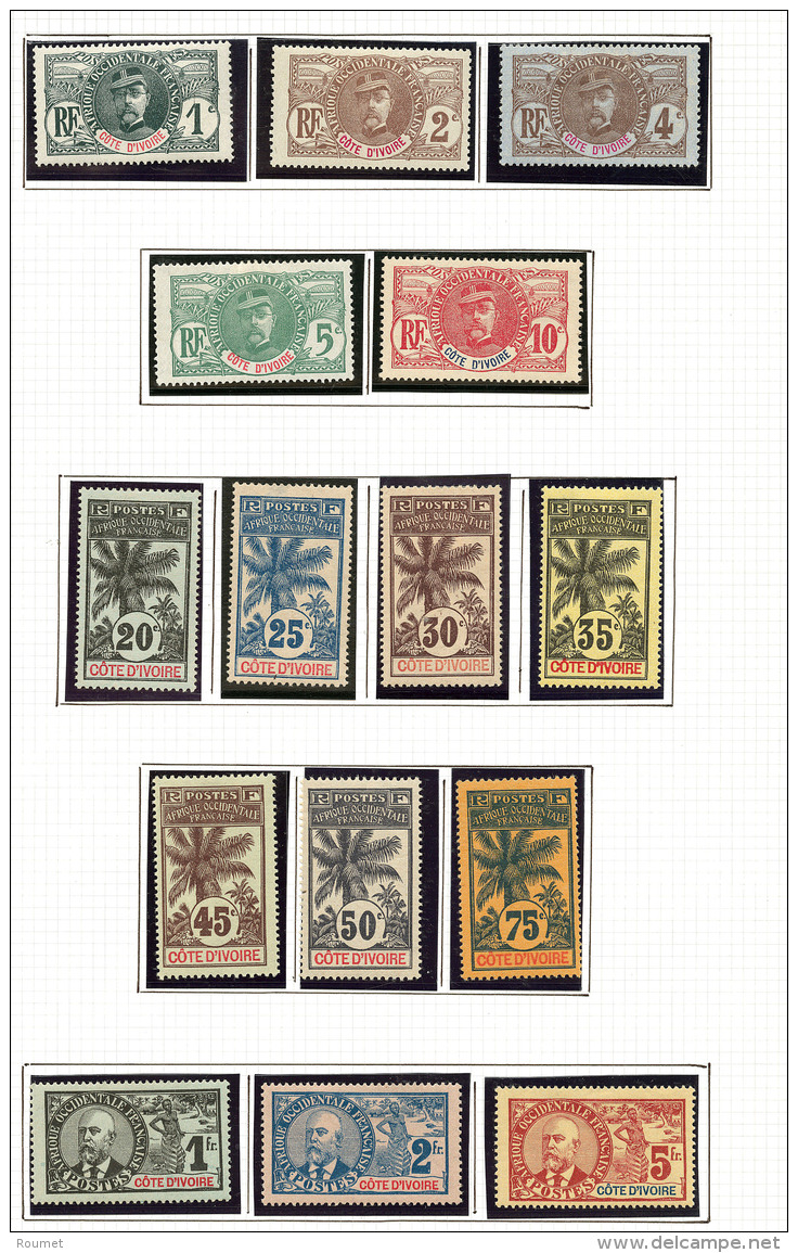 Collection. 1892-1942 (Poste, PA, BF, Taxe), Valeurs Moyennes Et S&eacute;ries Compl&egrave;tes, Compl&egrave;te Apr&egr - Other & Unclassified