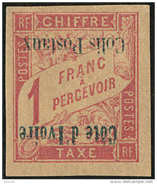 Colis Postaux. Surcharge Renvers&eacute;e. No 4a. - TB - Andere & Zonder Classificatie