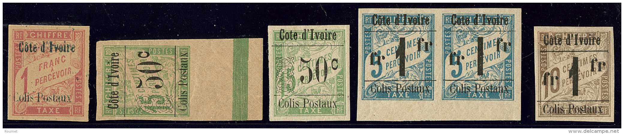 Colis Postaux. Nos 4, 5 Bdf, 5d, 7 + 7r En Paire, 8, Tr&egrave;s Frais. - TB - Andere & Zonder Classificatie