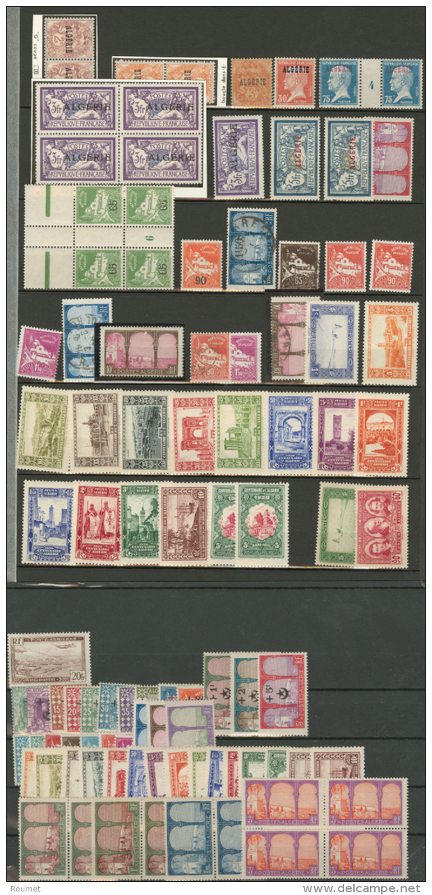 Lot. 1925-1954 (Poste), Valeurs Et S&eacute;ries Diverses, Qqs Ex ** Ou Obl. - TB - Vide