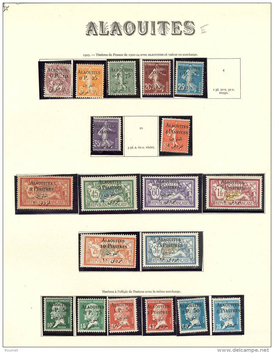 Collection. 1925-1929 (Poste, PA, Taxe), Valeurs Moyennes Et S&eacute;ries Compl&egrave;tes, Qqs Ex Obl. - TB - Other & Unclassified