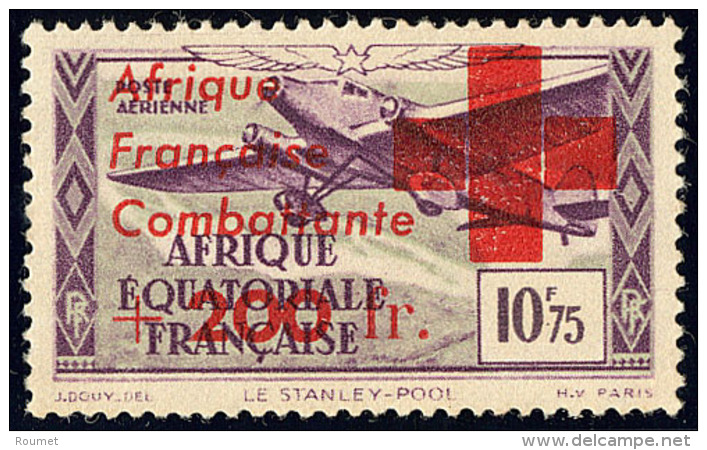 Poste A&eacute;rienne. France-Libre. No 29, Gomme Coloniale. - TB - Andere & Zonder Classificatie