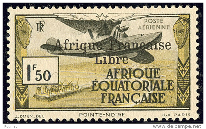 Poste A&eacute;rienne. France-Libre. No 14. - TB - Andere & Zonder Classificatie