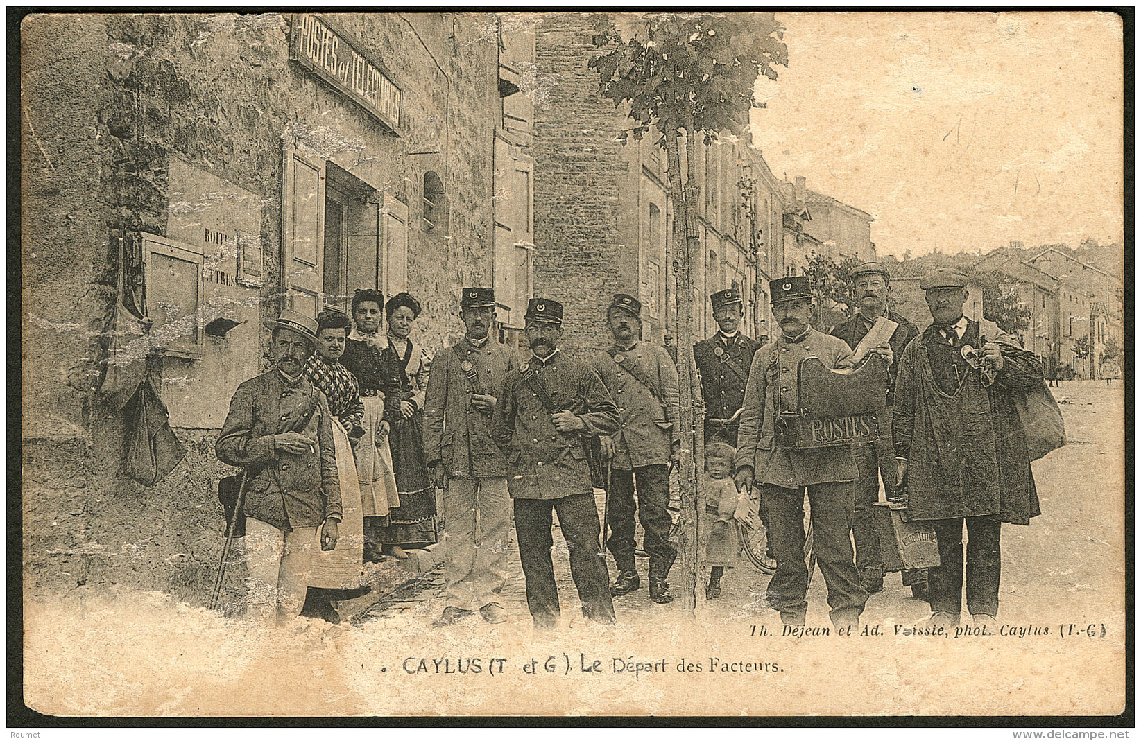 Facteurs. "Caylus (T &amp; G), Le D&eacute;part Des Facteurs", CP Neuve (pd). - TB - Zonder Classificatie