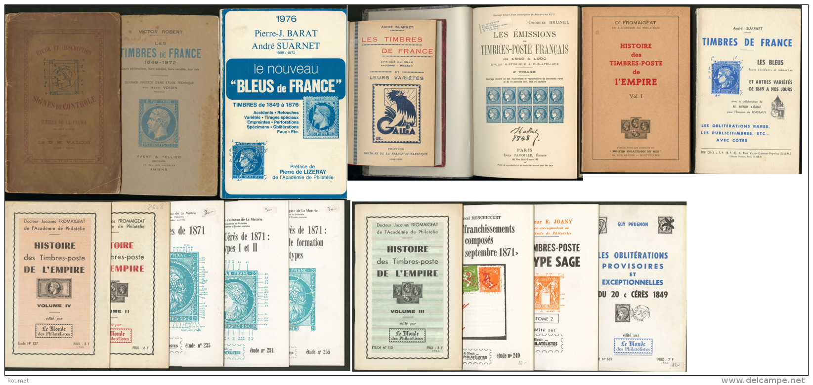 Etude Des TP De France 1849-1900, Lot De 7 Ouvrages Et 9 Fascicules, Dont Suarnet, Fromaigeat, Brunel, Etc., Reli&eacute - Zonder Classificatie