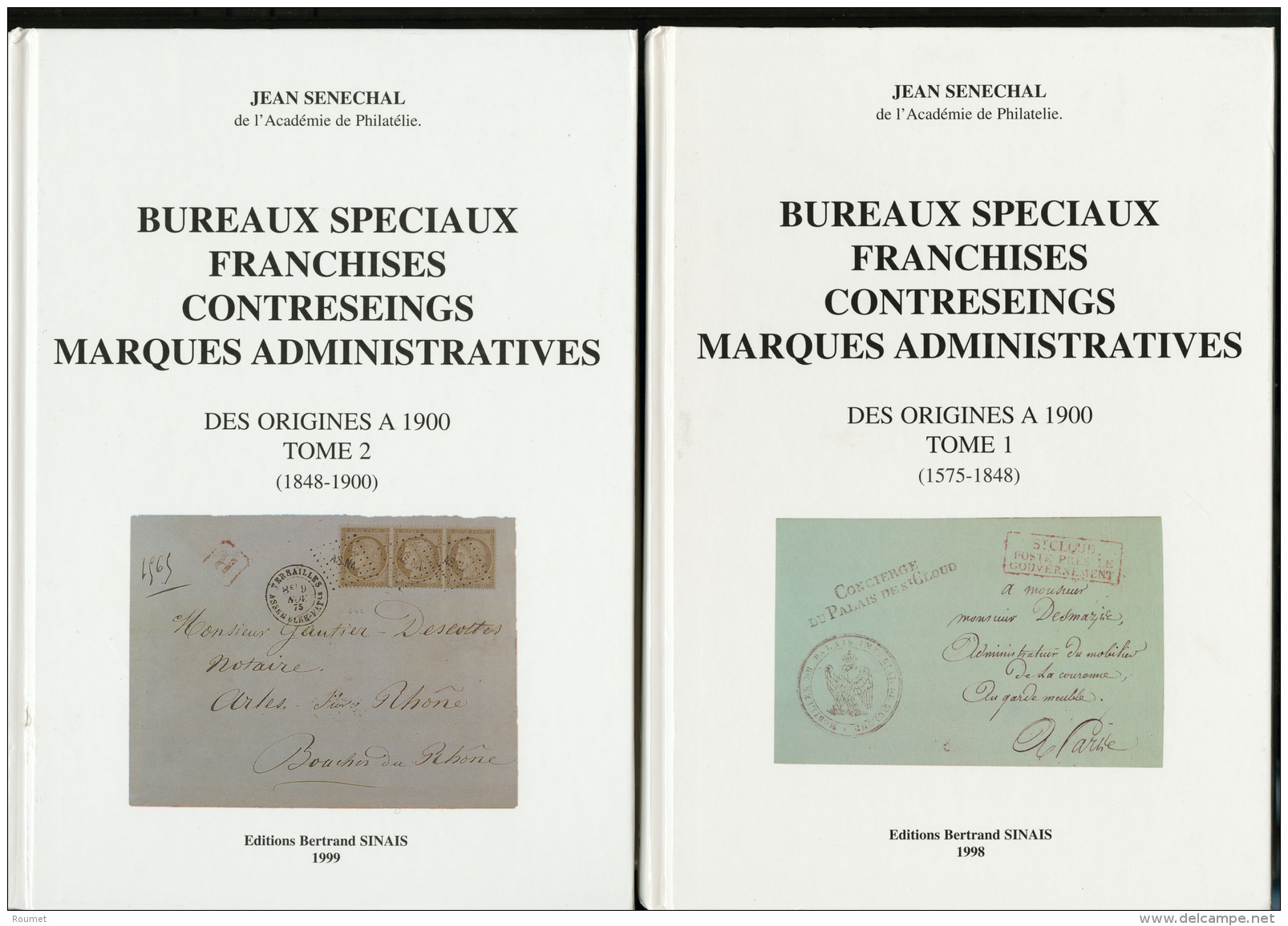 Bureaux Sp&eacute;ciaux, Franchises, Contreseings Et Marques Administratives Des Origines &agrave; 1900, Par J. S&eacute - Zonder Classificatie