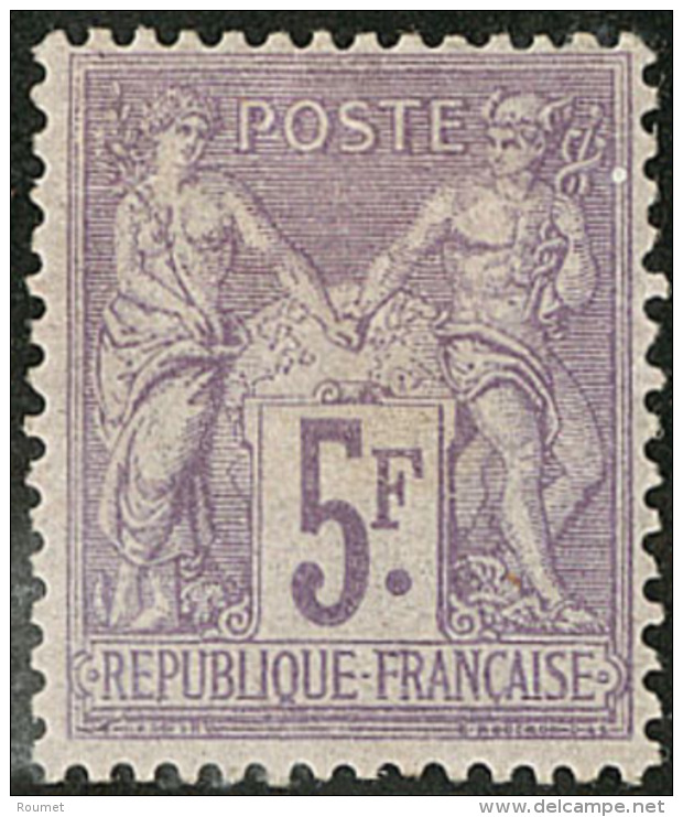 No 95, Pli Et Forte Charni&egrave;re Mais TB D'aspect - 1876-1878 Sage (Type I)