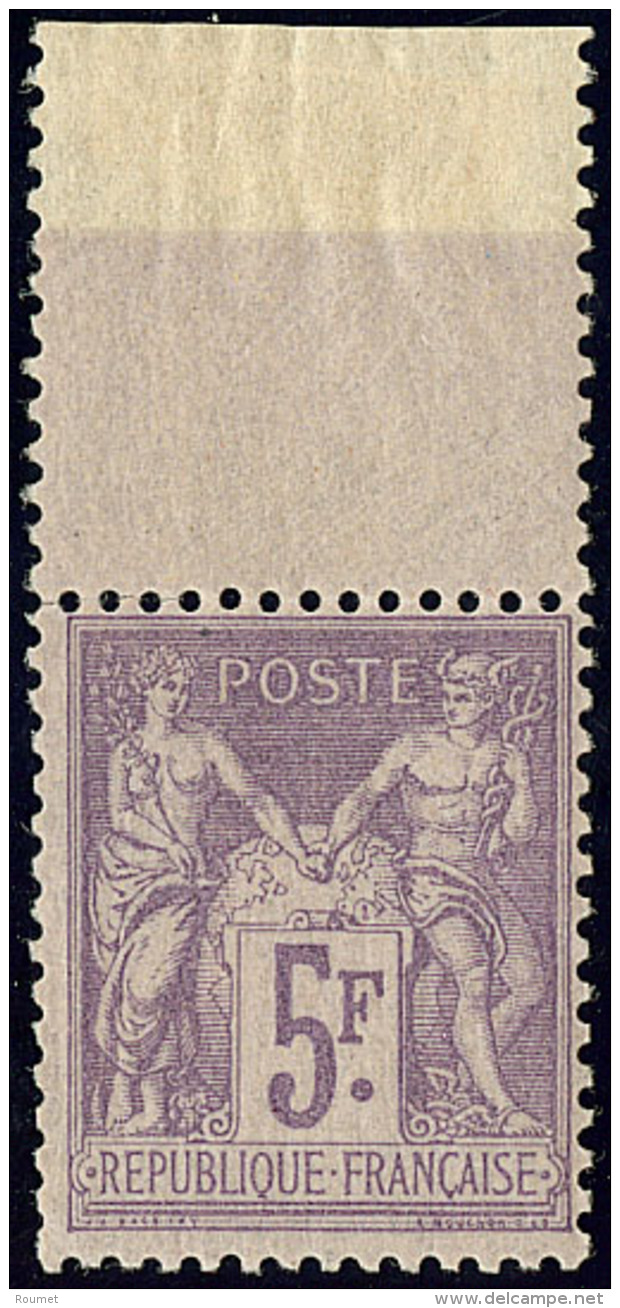 No 95, Violet Sur Lilas, Bdf, Tr&egrave;s Frais. - TB - 1876-1878 Sage (Type I)