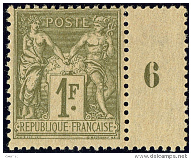 No 82, Bdf Avec Mill. 6. - TB - 1876-1878 Sage (Type I)