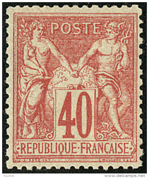 No 70, Rouge-orange. - TB - 1876-1878 Sage (Type I)