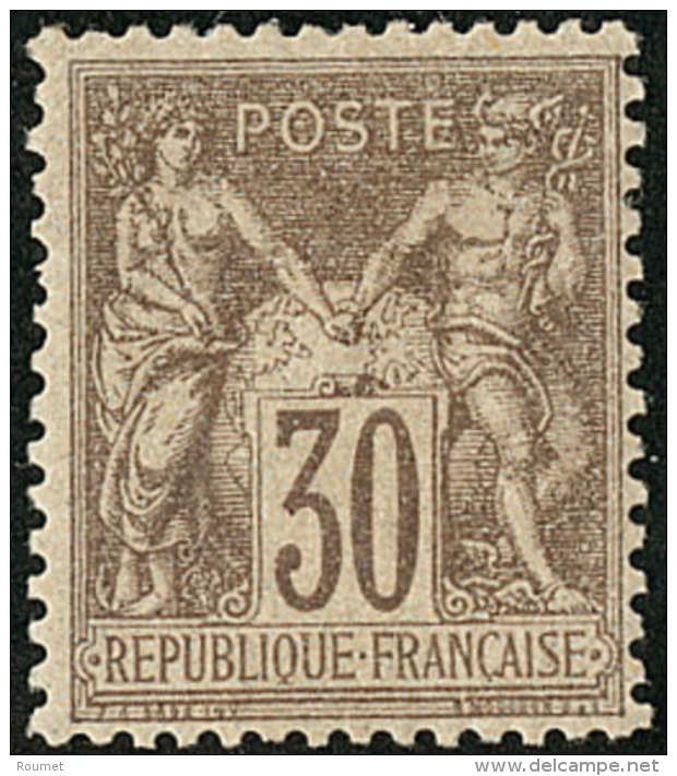 No 69, Brun, Nuance Fonc&eacute;e, Tr&egrave;s Frais. - TB - 1876-1878 Sage (Type I)