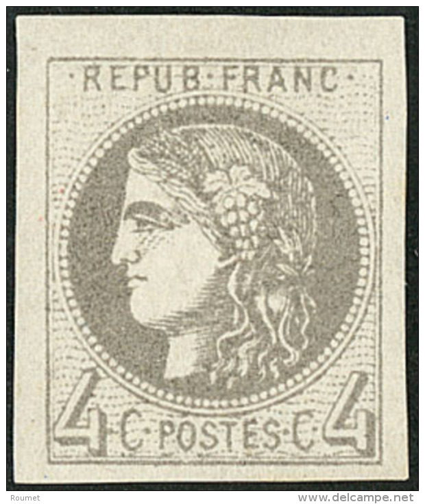 No 41IIe, Gris Tr&egrave;s Fonc&eacute;, Bdf, Superbe. - R - 1870 Uitgave Van Bordeaux