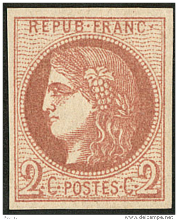 No 40II, Brun-rouge. - TB - 1870 Uitgave Van Bordeaux