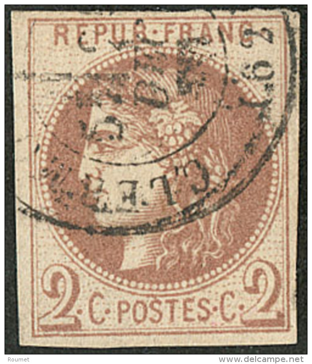 Report I. No 40Ia, Pos. 7, Obl Cad. - TB - 1870 Uitgave Van Bordeaux