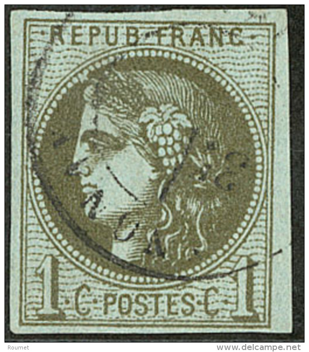 No 39IIIk, Pos. 4, Obl Cad. - TB - 1870 Uitgave Van Bordeaux