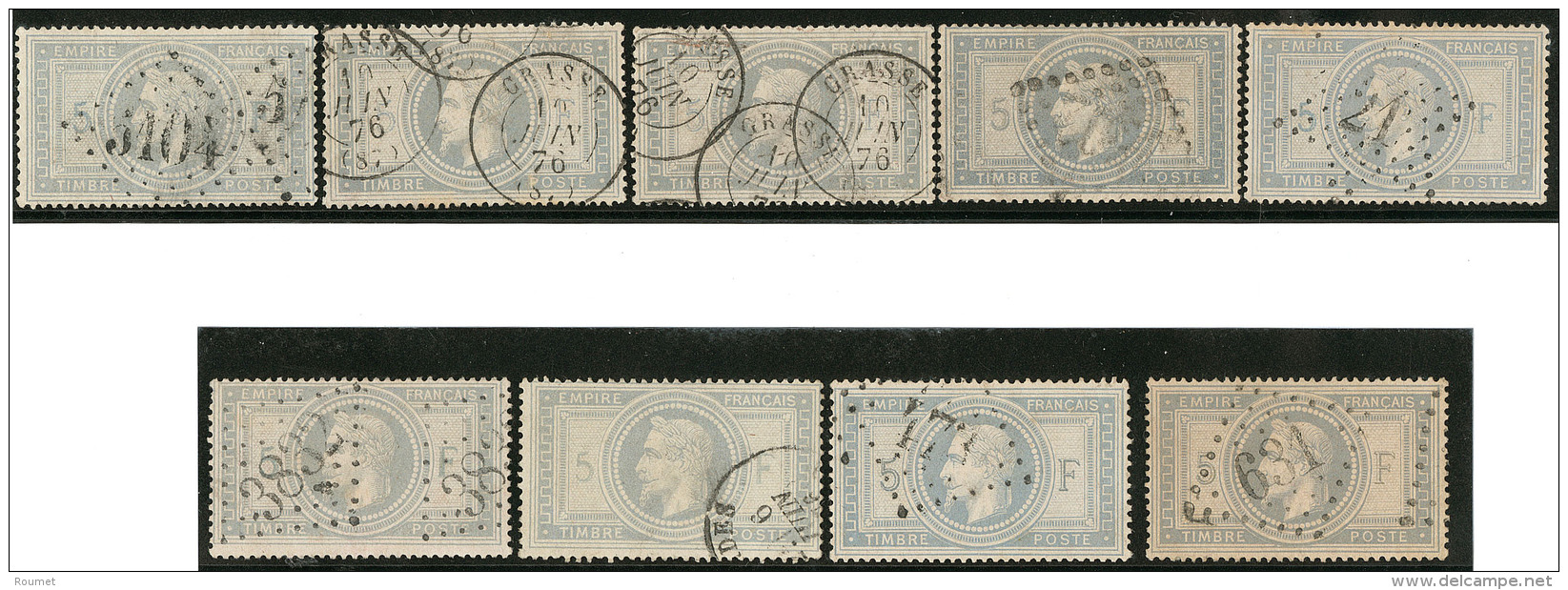 No 33 (9), Nuances, Tous &eacute;tats - 1863-1870 Napoleon III Gelauwerd