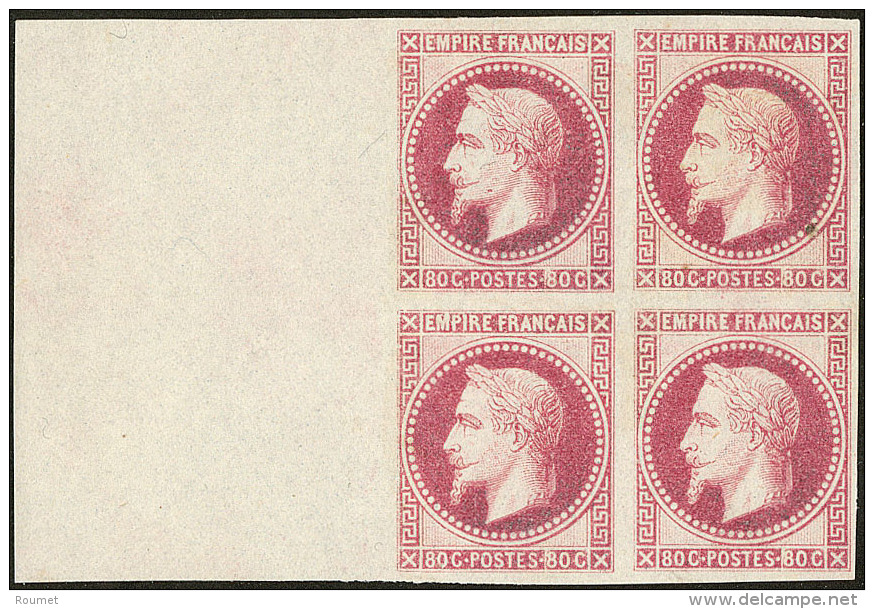 Essai. No 32, Bloc De Quatre Bdf. - TB - 1863-1870 Napoleon III Gelauwerd