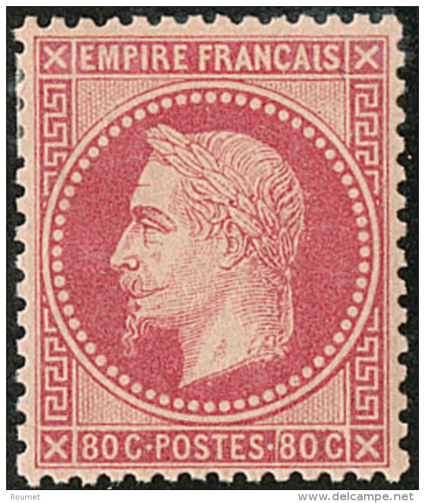 No 32, Rose, Nuance Fonc&eacute;e, Tr&egrave;s Frais. - TB. - R - 1863-1870 Napoleone III Con Gli Allori