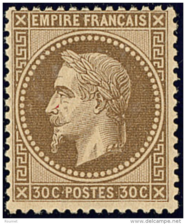 Fond Lign&eacute;. No 30e, Tr&egrave;s Frais. - TB. - R - 1863-1870 Napoleone III Con Gli Allori