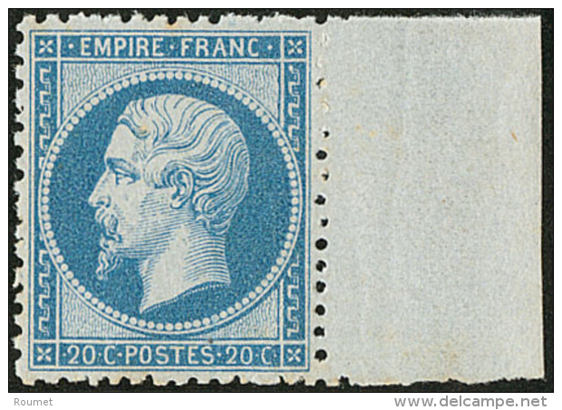 No 22, Bleu, Bdf, Jolie Pi&egrave;ce. - TB - 1862 Napoleon III