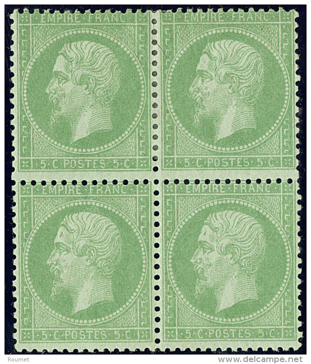 No 20, Bloc De Quatre (deux Ex *). - TB - 1862 Napoleon III