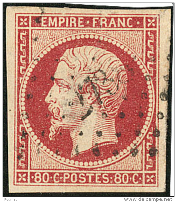 No 17Ae, Obl Pc, Aminci Mais TB D'aspect - 1853-1860 Napoleon III