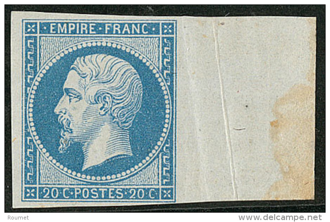 No 14II, Bdf, Froissures De Gomme Sinon TB - 1853-1860 Napoleon III