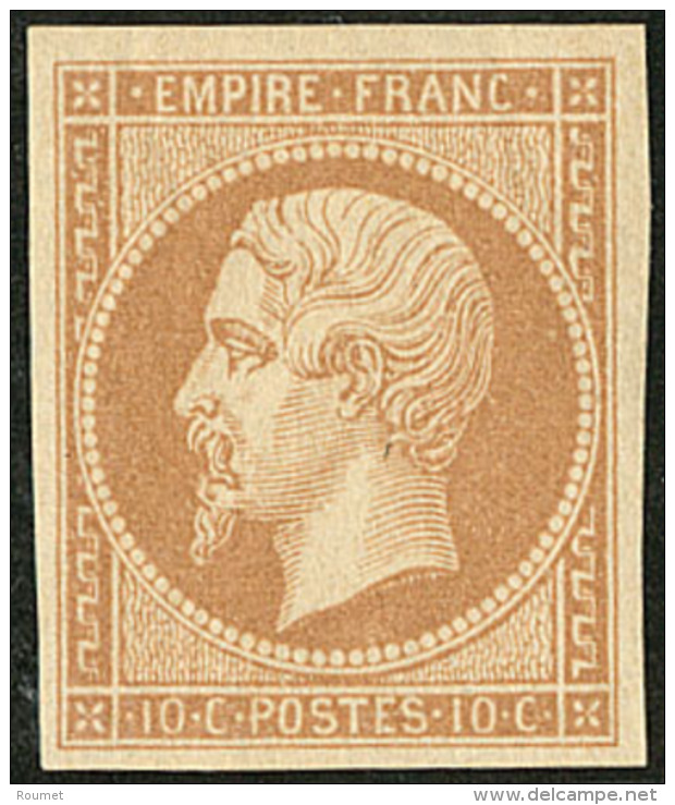 No 13II, Brun Clair, Tr&egrave;s Frais. - TB - 1853-1860 Napoleon III