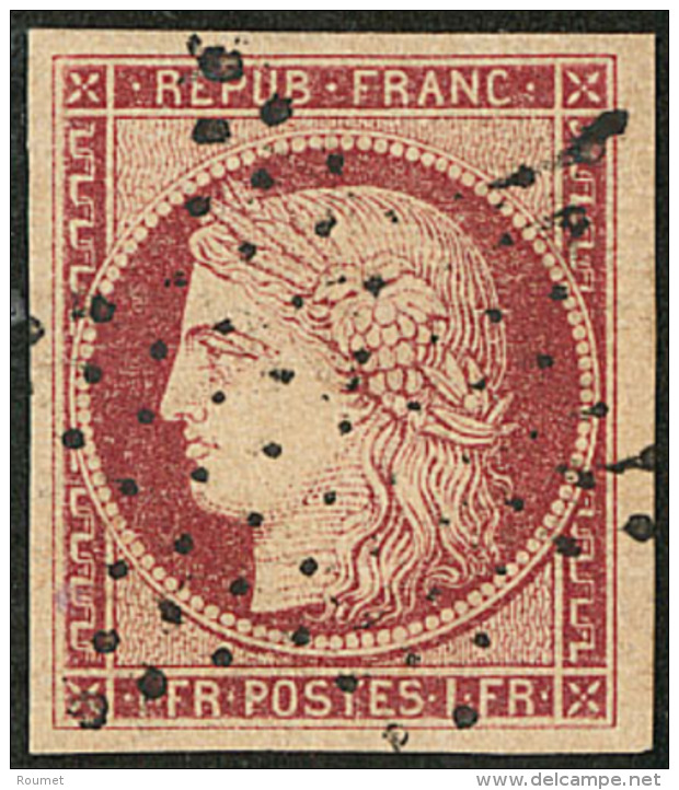 No 6c, Obl &eacute;toile, Pd Au Verso Mais TB D'aspect - 1849-1850 Cérès