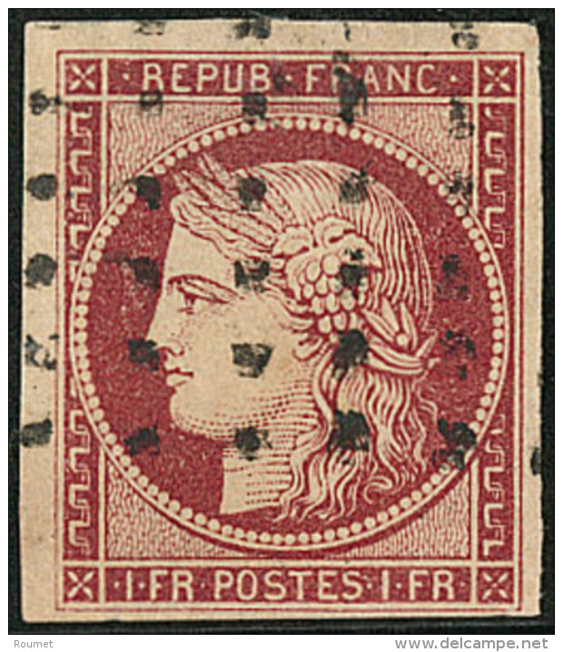 No 6, Obl Gros Points. - TB - 1849-1850 Cérès