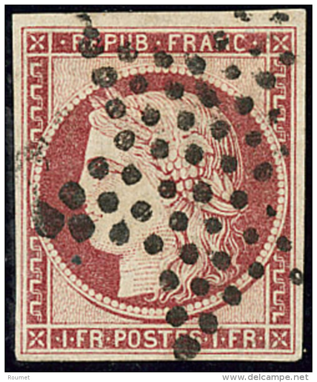 No 6, Obl &eacute;toile. - TB - 1849-1850 Cérès