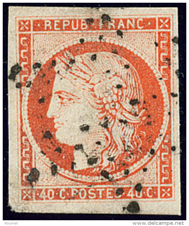 No 5, Obl &eacute;toile, Pd Dans Un Angle Mais TB D'aspect - 1849-1850 Cérès