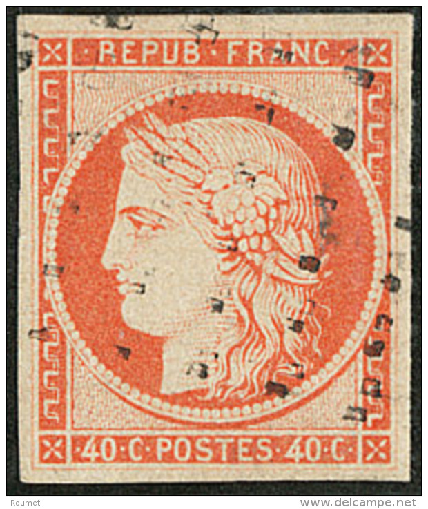 No 5, Obl Gros Points, Jolie Pi&egrave;ce. - TB - 1849-1850 Cérès