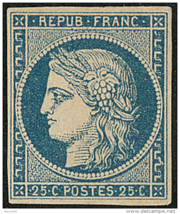 No 4, Bleu. - TB. - RR - 1849-1850 Cérès