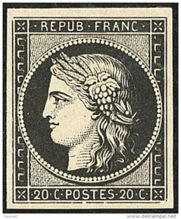 No 3a, Tr&egrave;s Frais. - TB - 1849-1850 Ceres