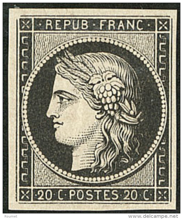 No 3a, Pli Horizontal En Bas, TB D'aspect - 1849-1850 Cérès