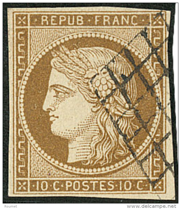 No 1d, Obl Grille, Jolie Pi&egrave;ce. - TB - 1849-1850 Ceres