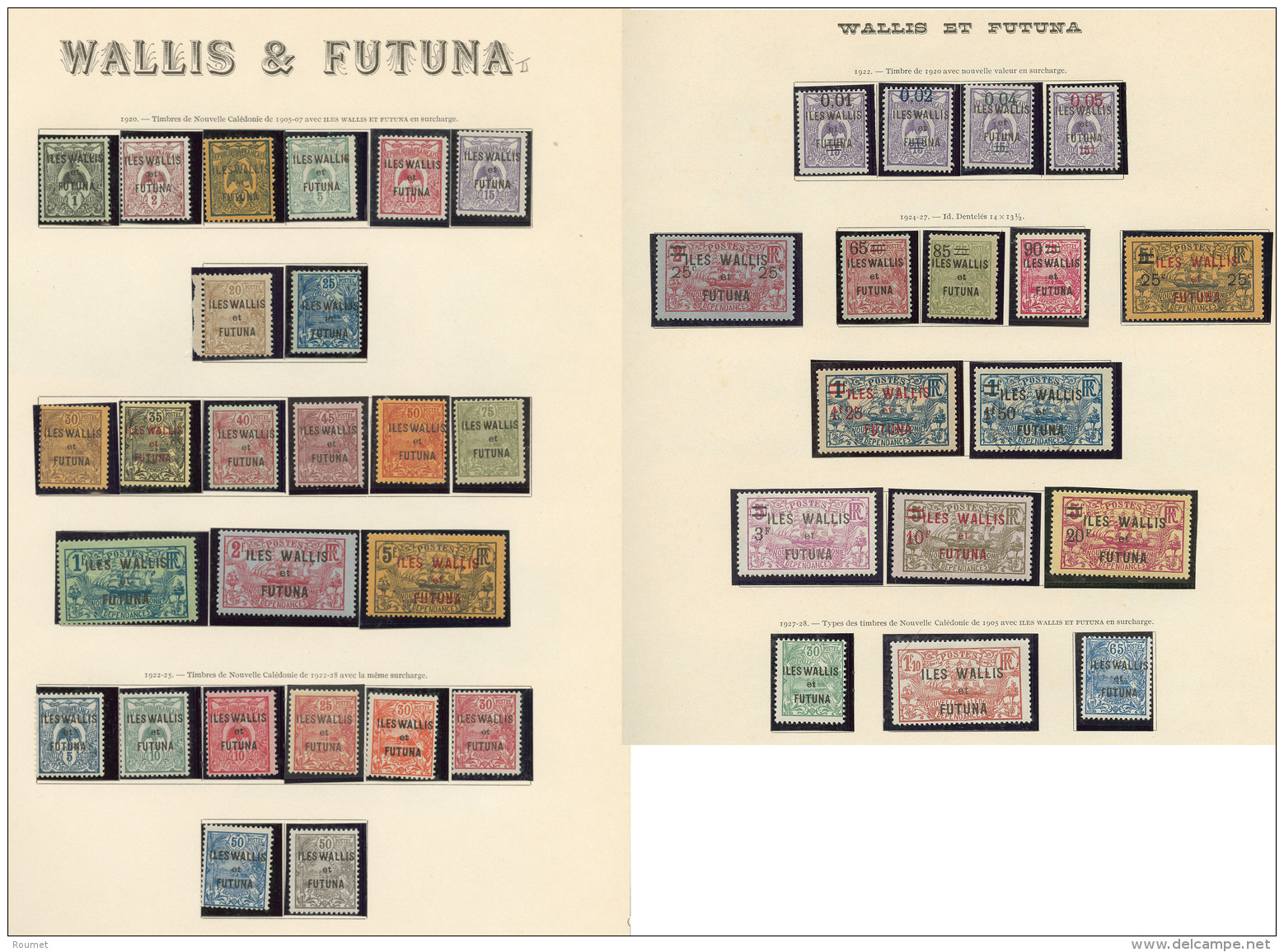 Collection. 1920-1954 (Poste, PA, Taxe), Assez Compl&egrave;te Sauf France-Libre, + Divers Doubles Obl. - TB - Andere & Zonder Classificatie