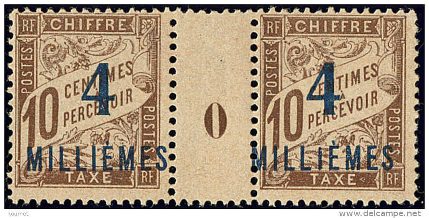 Taxe. No 6, Paire Mill. 0, Superbe. - R - Other & Unclassified