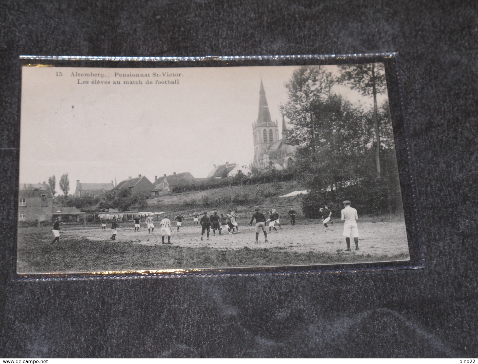 ALSEMBERG - PENSIONNAT SAINT-VICTOR - LES ELEVES AU MATCH DE FOOTBALL - Autres & Non Classés